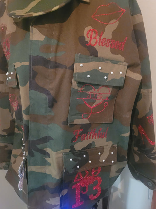 Customized Camouflage Delta Jacket