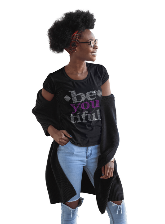 Be-You-Tiful Rhinestone T-shirt