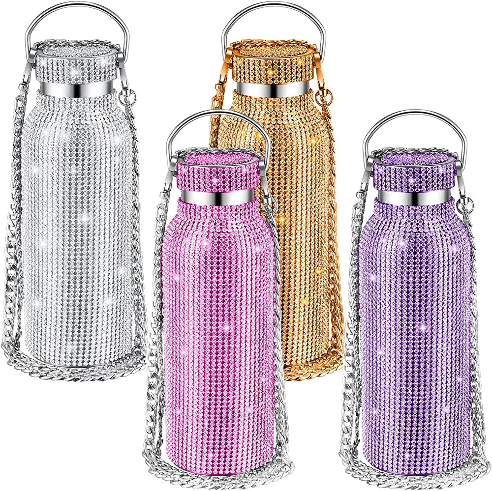 Rhinestone Water Bottles